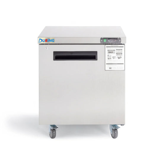 White industrial oven with DURING branding on a white background