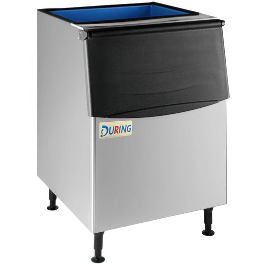 Ice storage bin on a white background