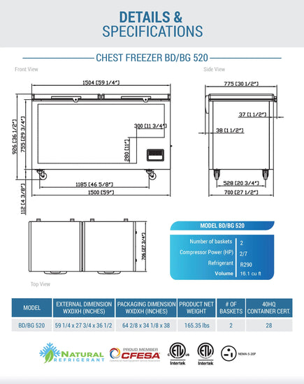 BDBG520Spec
