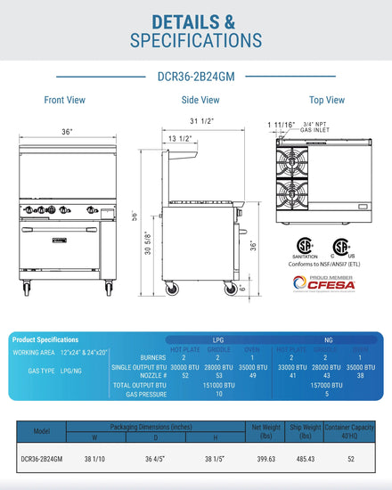 DCR36-2B24GM