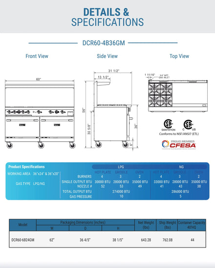 DCR60-4B36GM